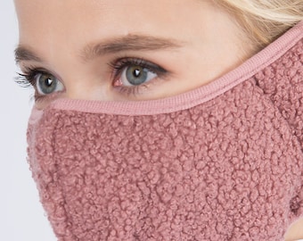 Cozy Fleece Ear Warmer Face Mask Wrap – Soft, Warm, and Made in USA