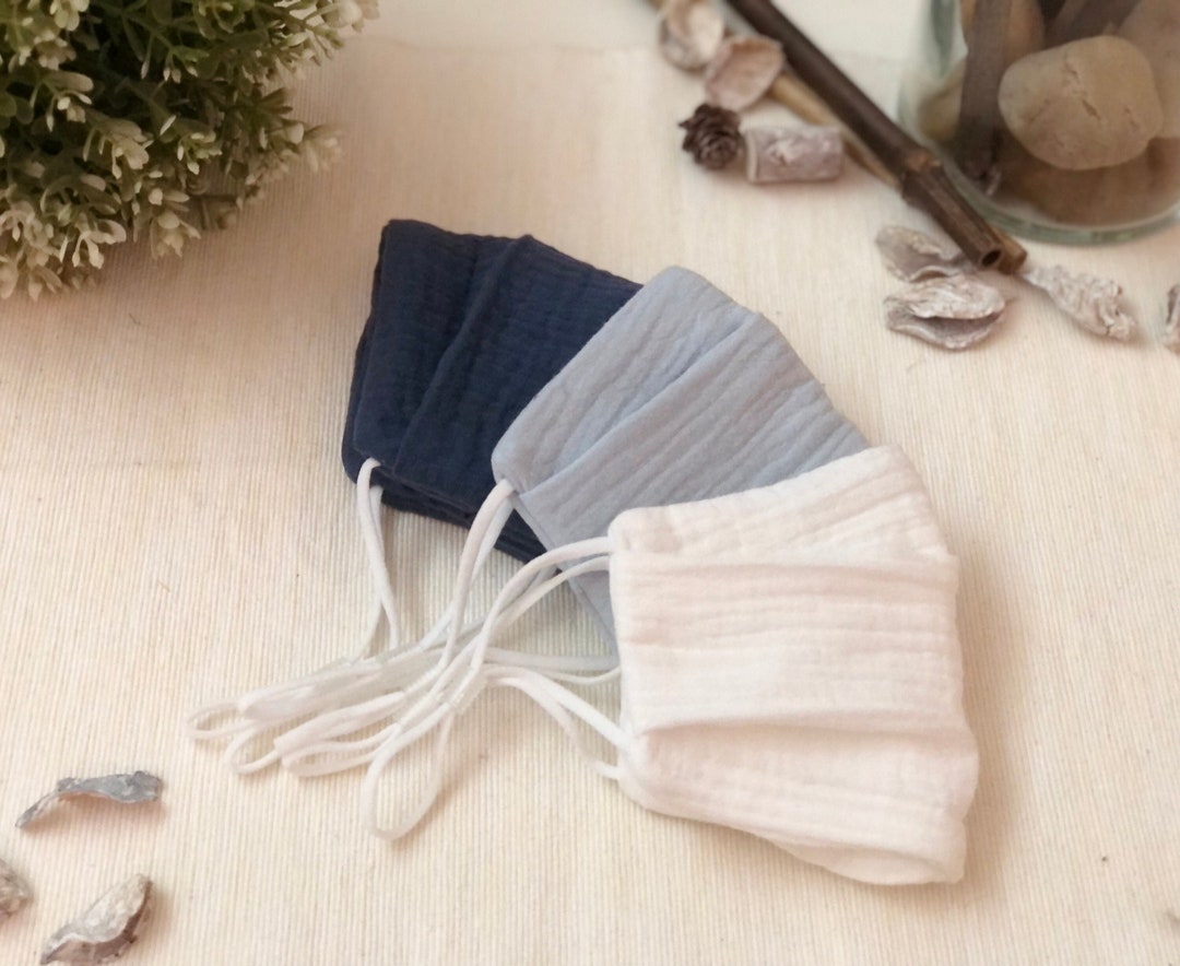 Face Mask Soft Muslin Adult and Kids Thin Mask / Breathable Muslin Mask