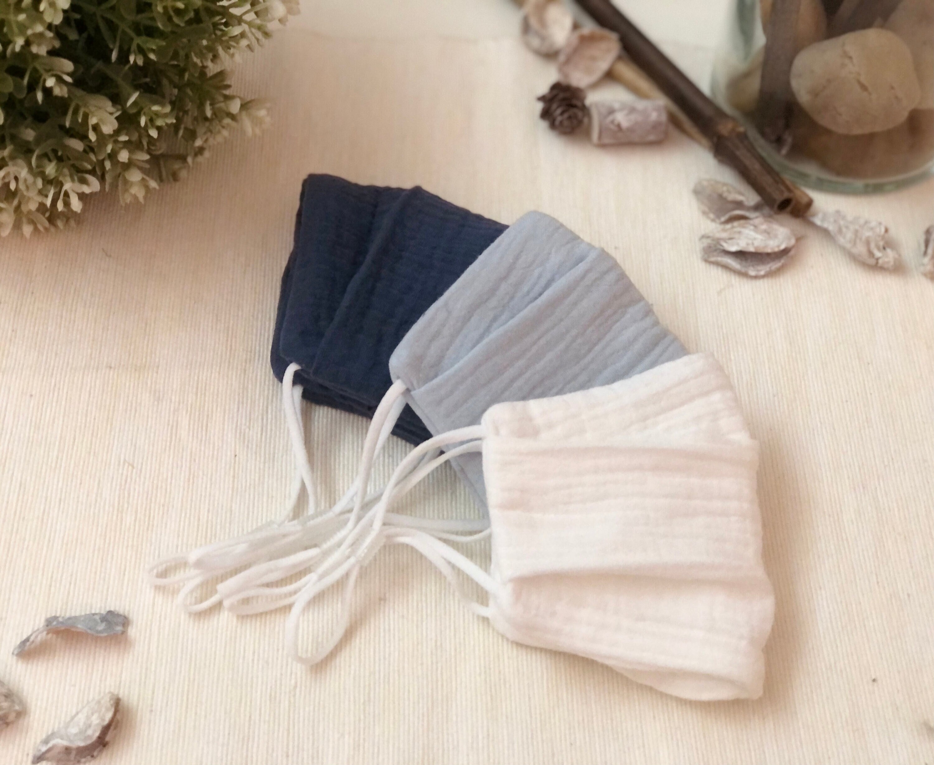 Face Mask Soft Muslin Adult and Kids Thin Mask / Breathable Muslin Mask