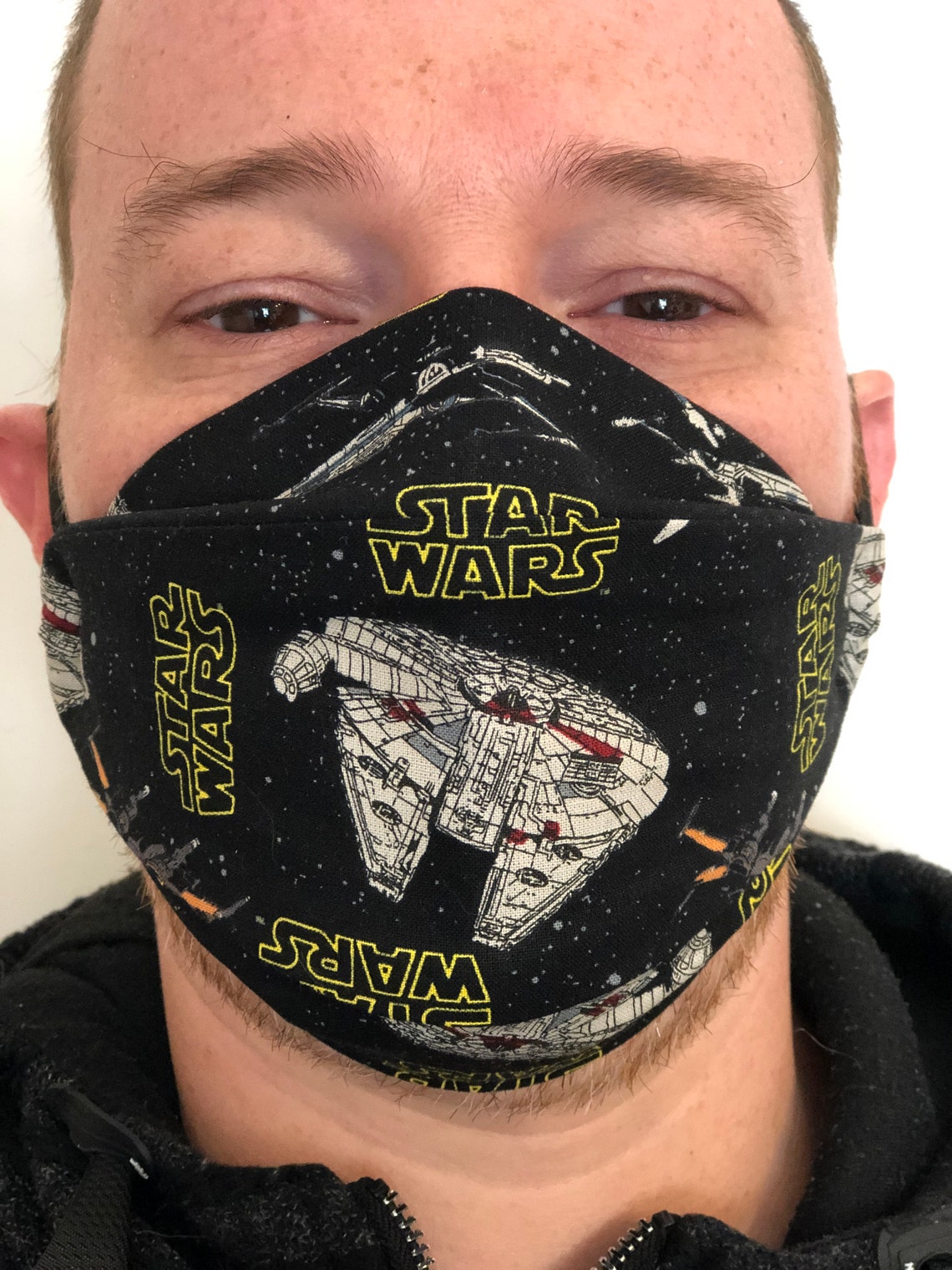 Star Wars Face Mask Millennium Falcon masks washable double Etsy