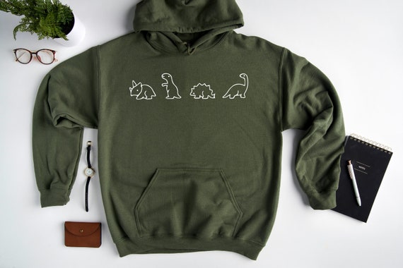Cute dino hoodies new arrivals