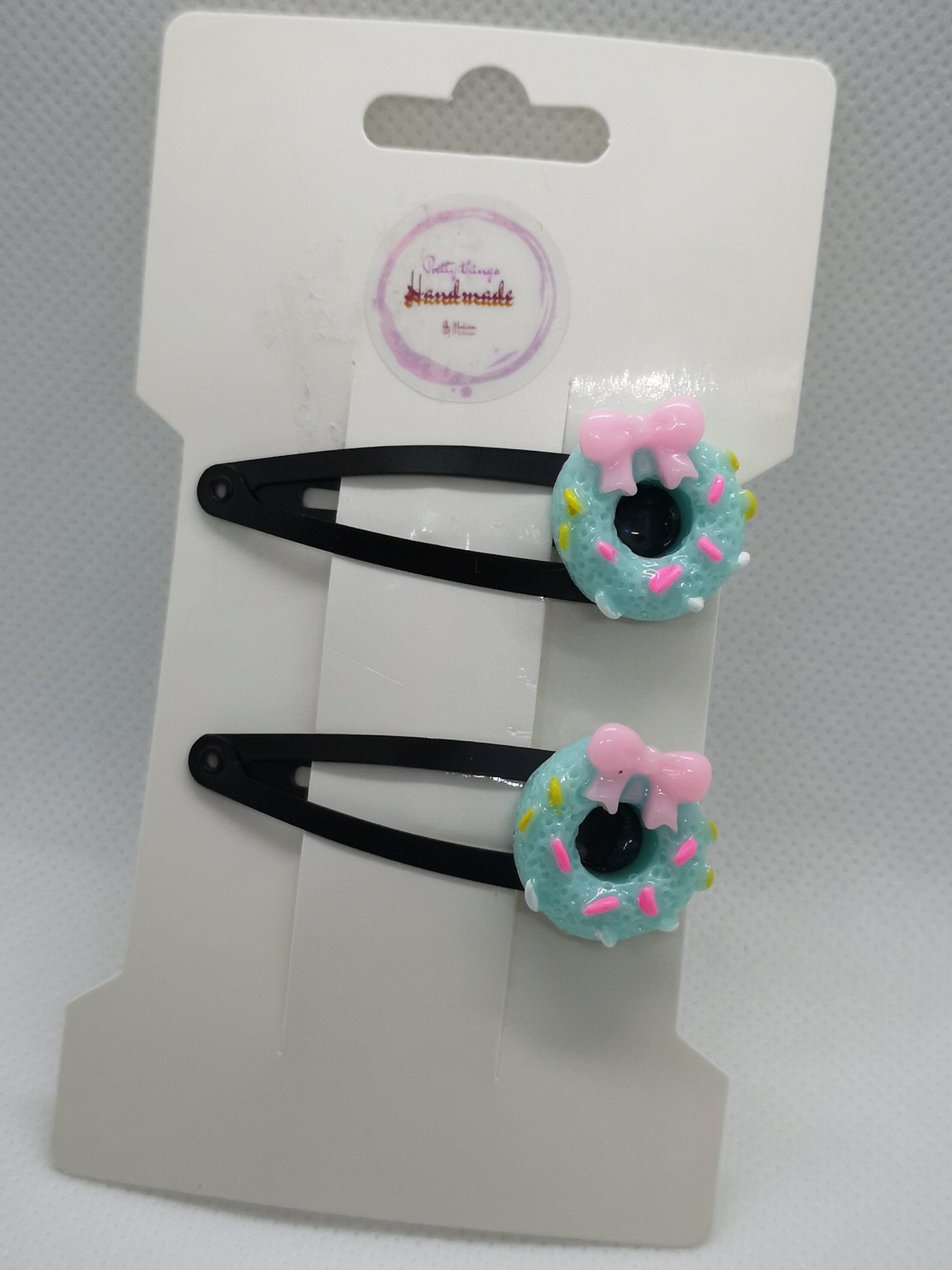 Snap hair clip with decorations snap clips hair clips baby Etsy