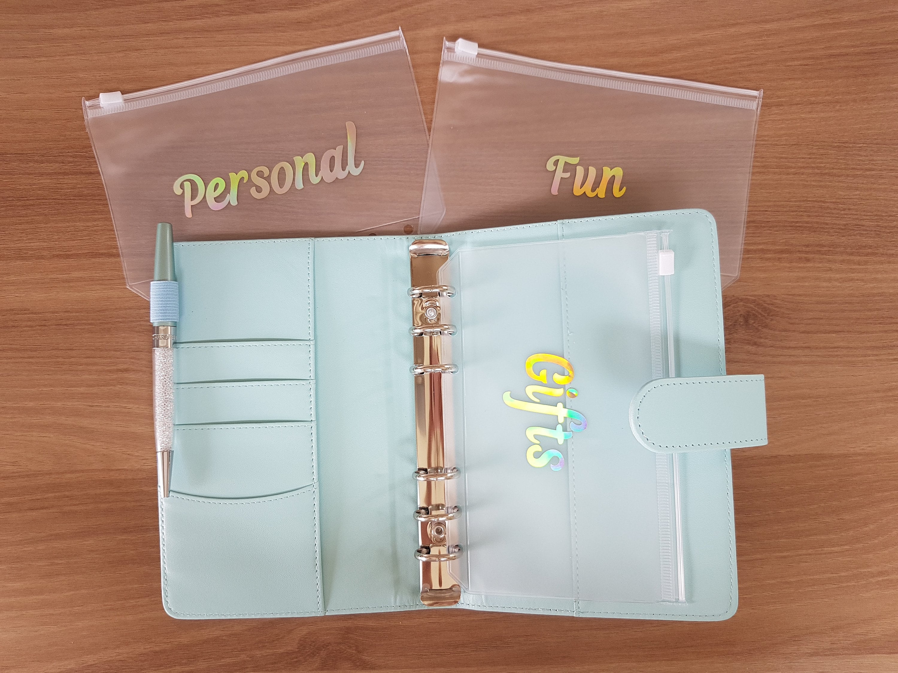 CASH ENVELOPES & BINDER Cash Wallets. A6 Ring Binder Wallet Etsy