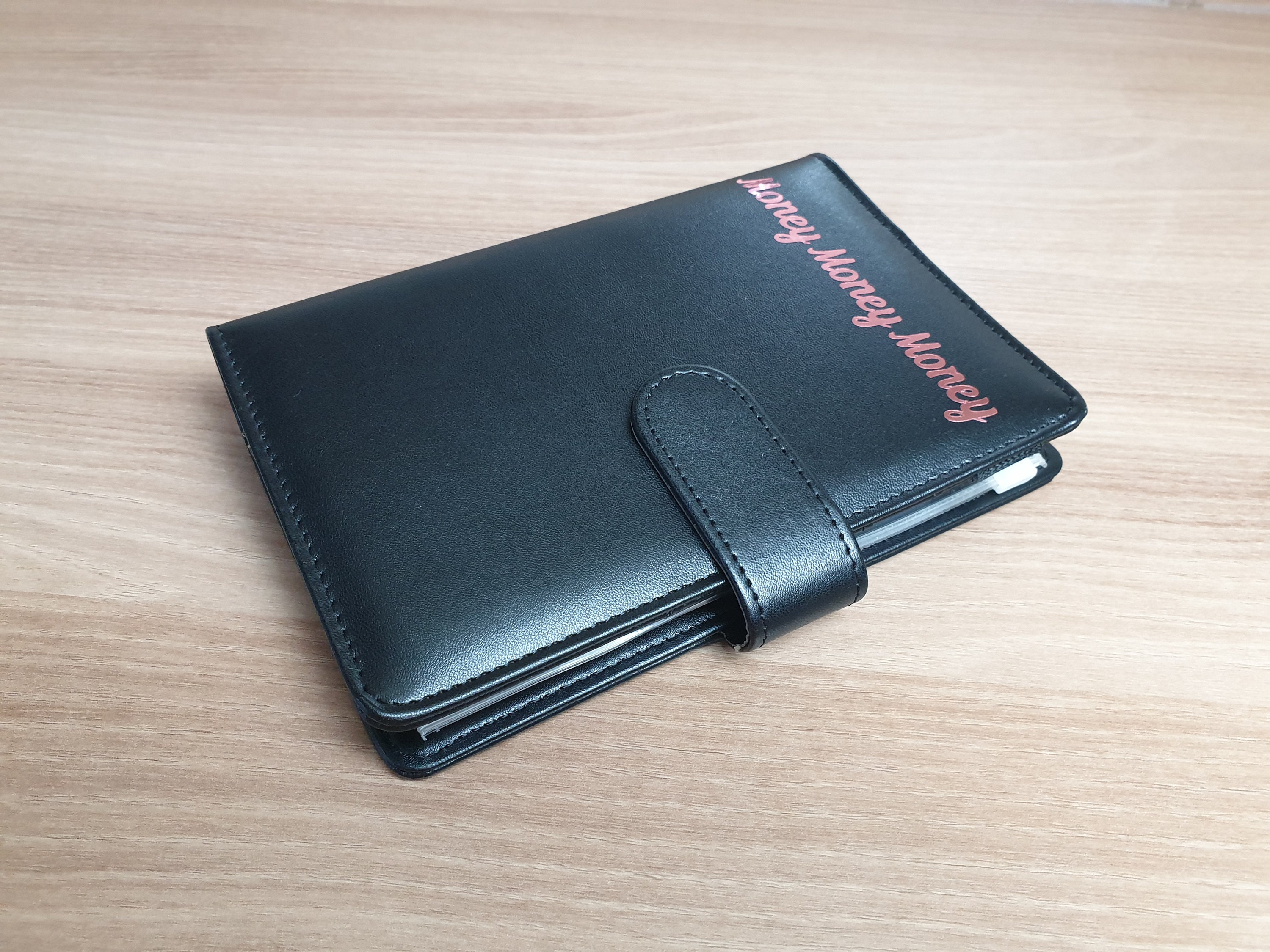 Black CASH ENVELOPES & BINDER Cash Wallets. A6 Ring Binder Etsy Ireland
