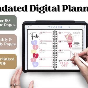 Funny Digital Planner | Digital Planner Download | Undated Planner