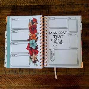 Organized Fucking Chaos Hardcover Planner | Undated Planner | Funny Planner | Physical Planner image 6