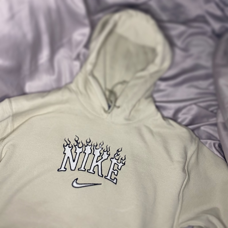 Custom nike embroidery hoodie  etsy Custom nike embroidery hoodie  etsy