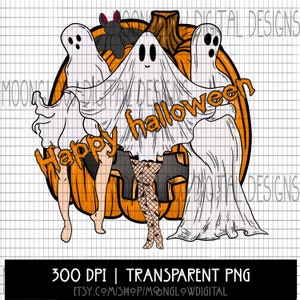 happy halloween  png file for sublimation and dtf