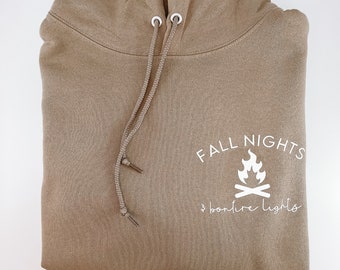 Sudadera con capucha De las noches de otoño / Sudadera con capucha de luces de hoguera / Sudadera con capucha de otoño favorita de otoño / Sudadera con capucha de Fall Faves