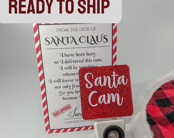 Santa Cam Nightlight / Cámara espía de Navidad / Santa Spy Cam / Vigilancia / Kids Stocking Stuffer / Carta de Santa / Vigilancia de Santa