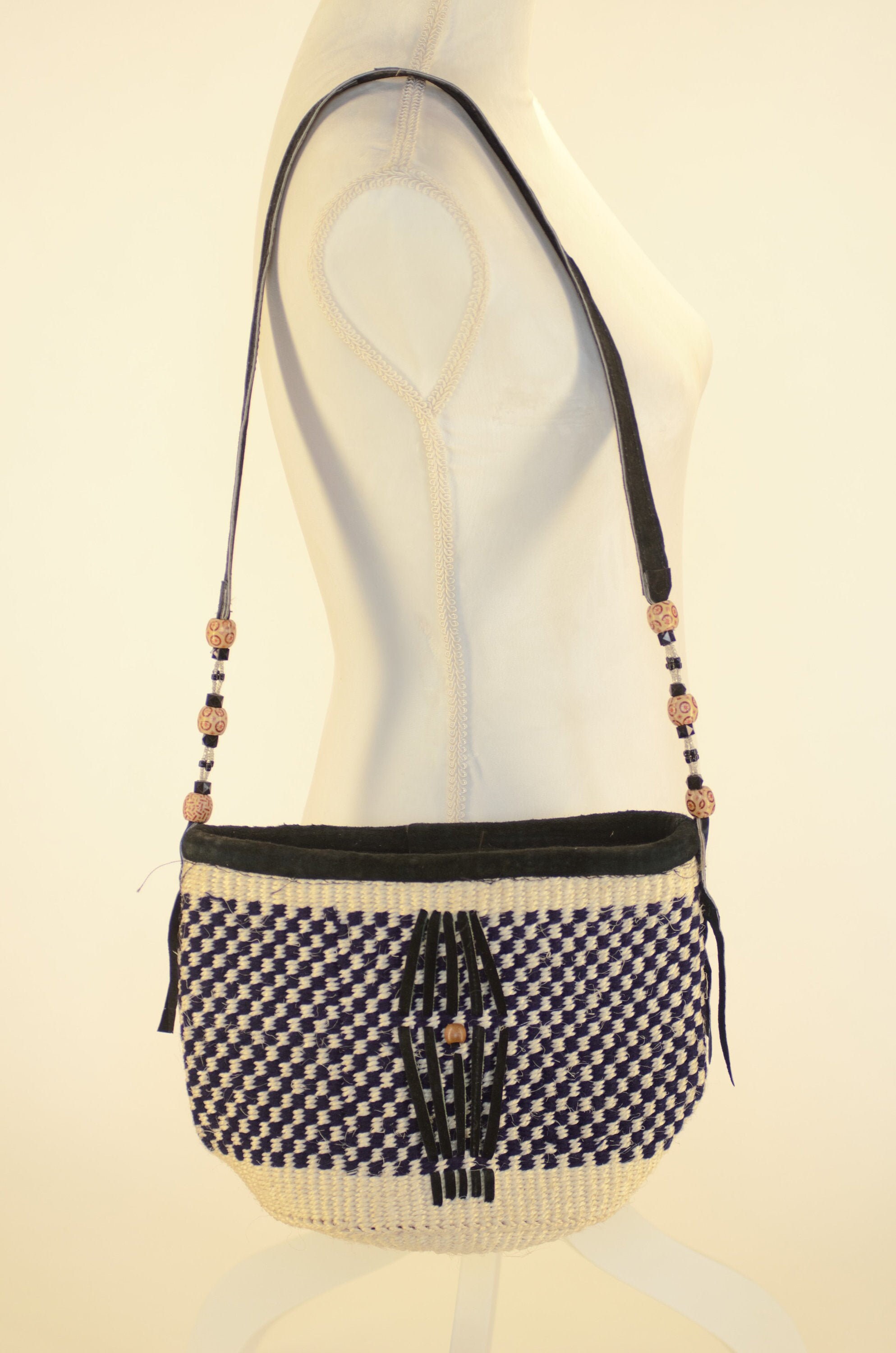 Handmade Kenyan Sisal shoulder bag Etsy