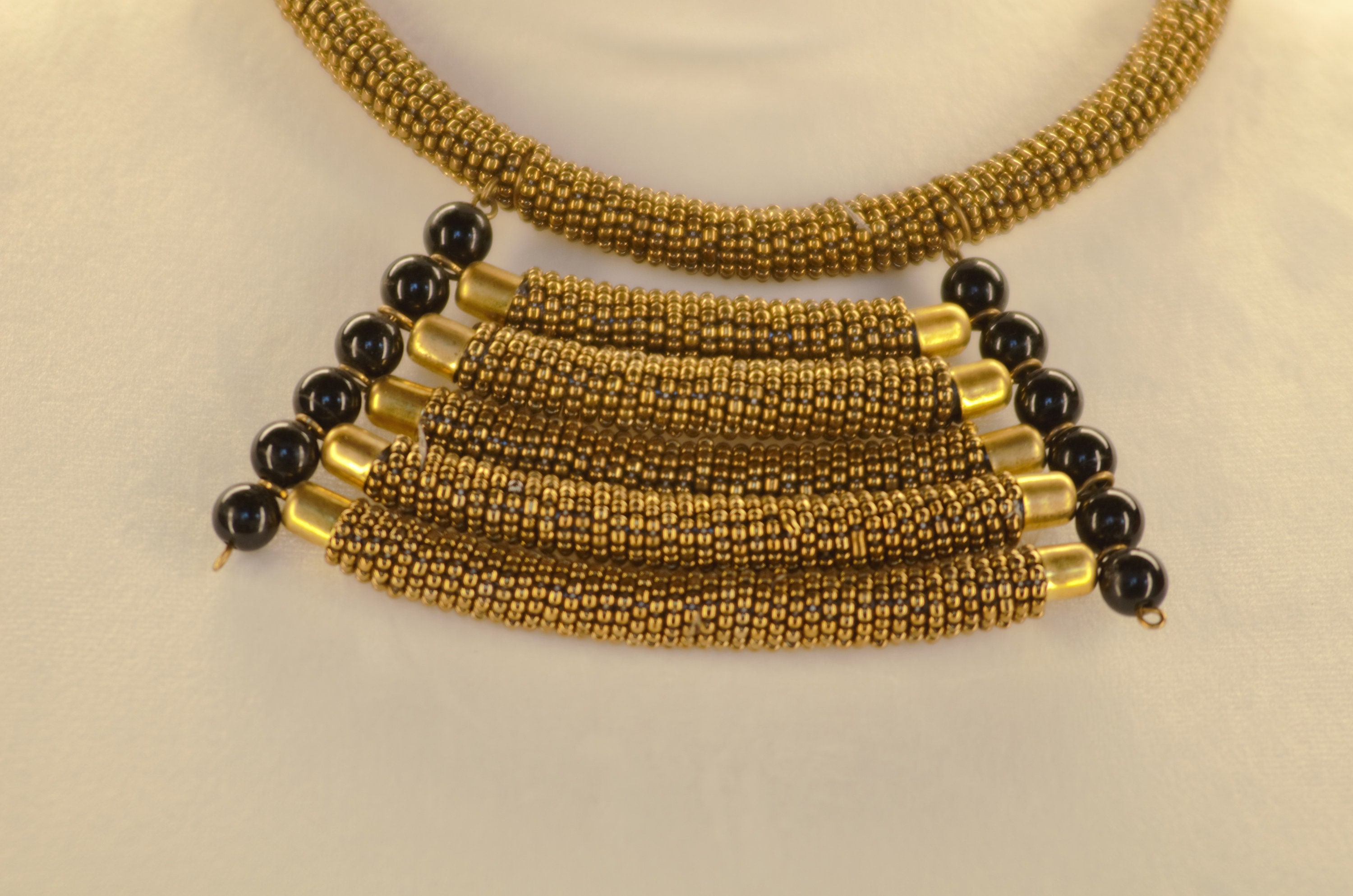 Handmade Kenyan necklace 5 tiered pendant Etsy