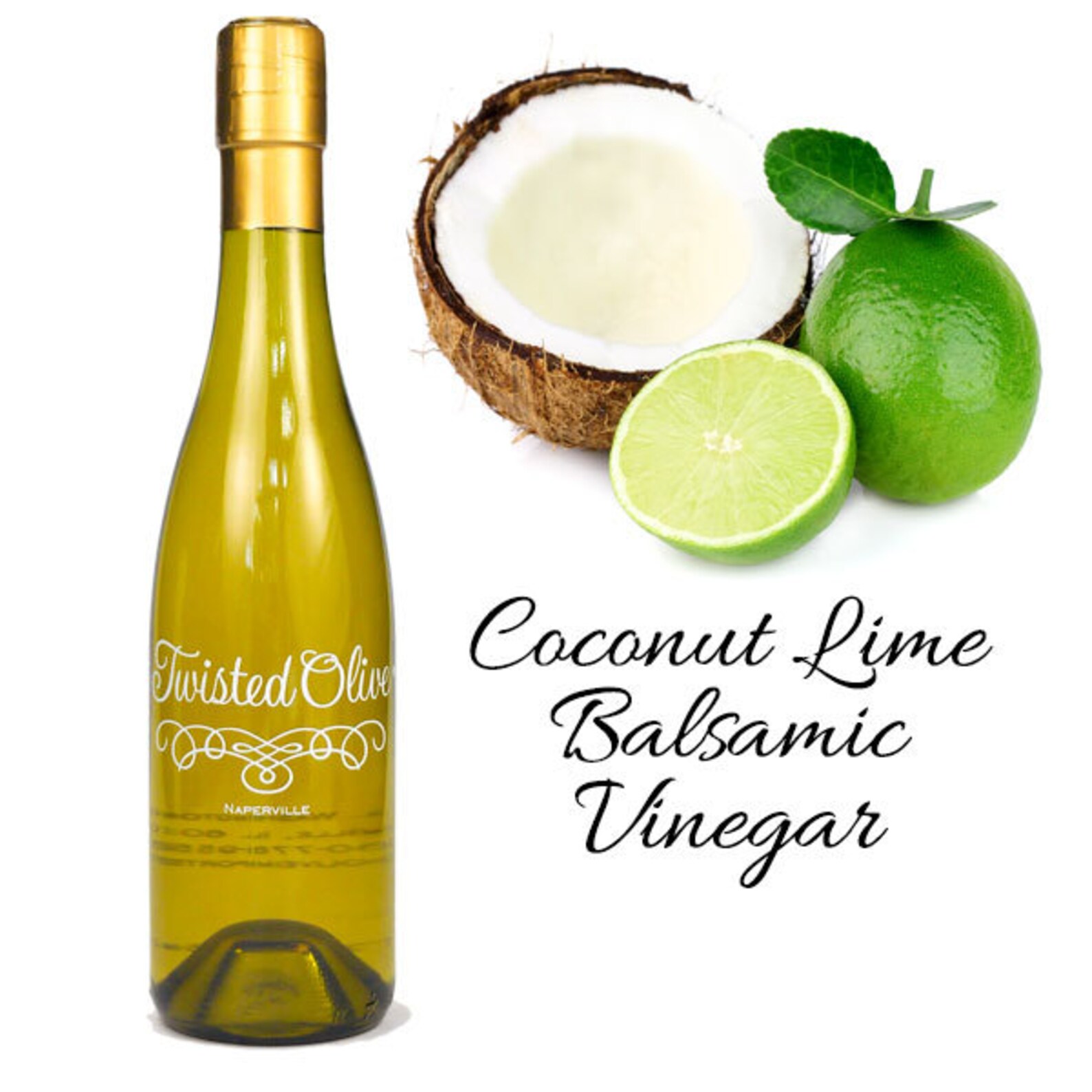 White Coconut Lime Balsamic Vinegar Etsy