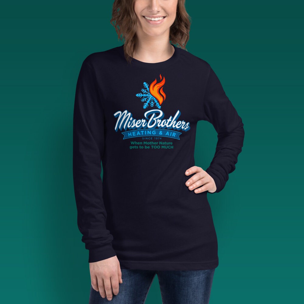 T-shirt Humoristique Miser Brothers Heat & Snow - Taille S à 5XL, Unisexe, Coton, Personnalisable