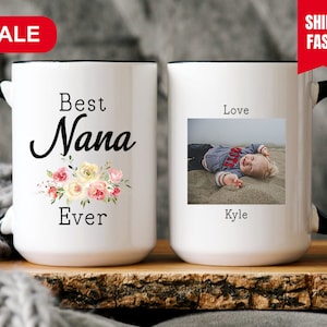 Best Nana Ever Mug, Nana Gifts From Grandkids, Nana Mug With Picture, Gift For Nana, Nana Coffee Mug, Nana Cup, Nana Christmas Gift