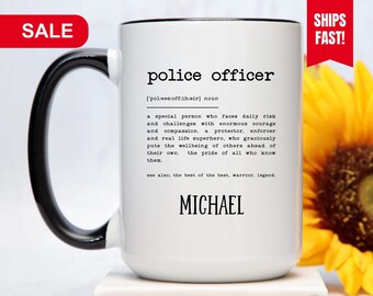 Police Officer Coffee Mug, Police Officer Gift, Police Officer Cup, Gift For Police Officer, Police Officer Gift For Men