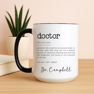 Doctor Definition Mug Personalized, Doctor Gift Women, Doctor Coffee Mug, Doctor Cup, Gift For Doctor Woman