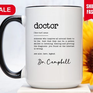 Doctor Definition Mug Personalized, Doctor Gift Women, Doctor Coffee Mug, Doctor Cup, Gift For Doctor Woman