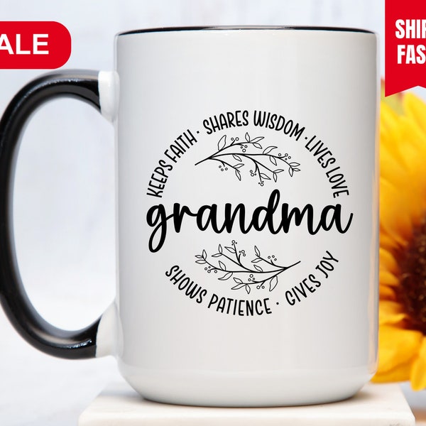Grandma Mug, Grandma Gift, Grandma Cup, Gift for Grandma, Grandma Coffee Mug, Grandma Coffee Cup