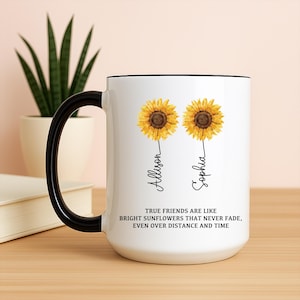 Personalized Friendship Mug, Friendship Gifts For Women, Best Friend Gift, Best Friend Coffee Mug, Bestie Cup, Bestie Gifts, Gift For Friend