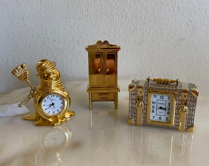 Miniature Timex Collectible Clocks Etsy