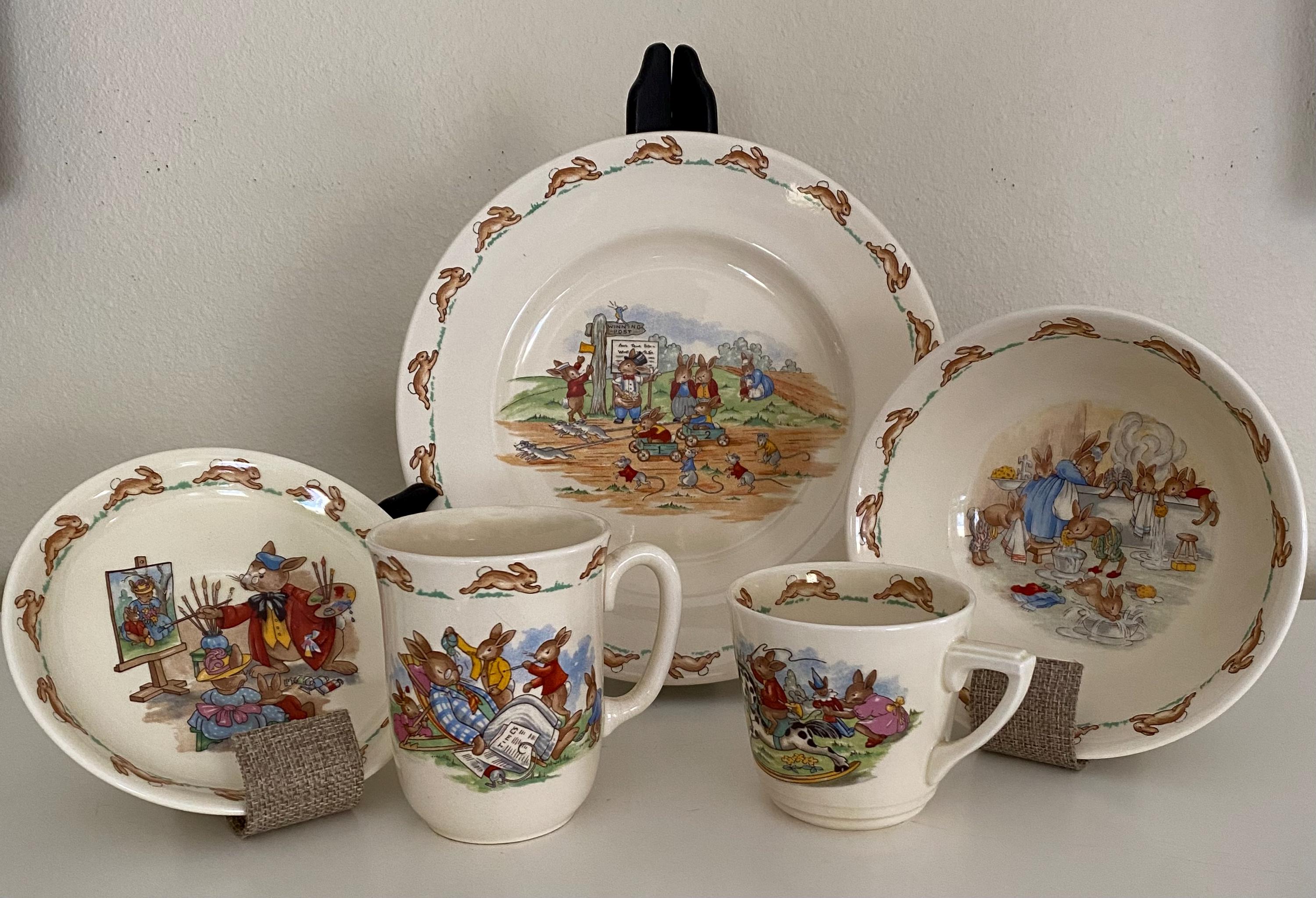 Royal Doulton Beatrix Potter's Bunnykins Children's Serve ware (Sold Separately)