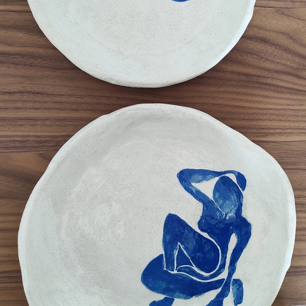 Piatti in ceramica ispirazione Matisse