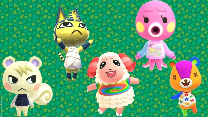 Animal Crossing New Horizons Amiibo pack of 5