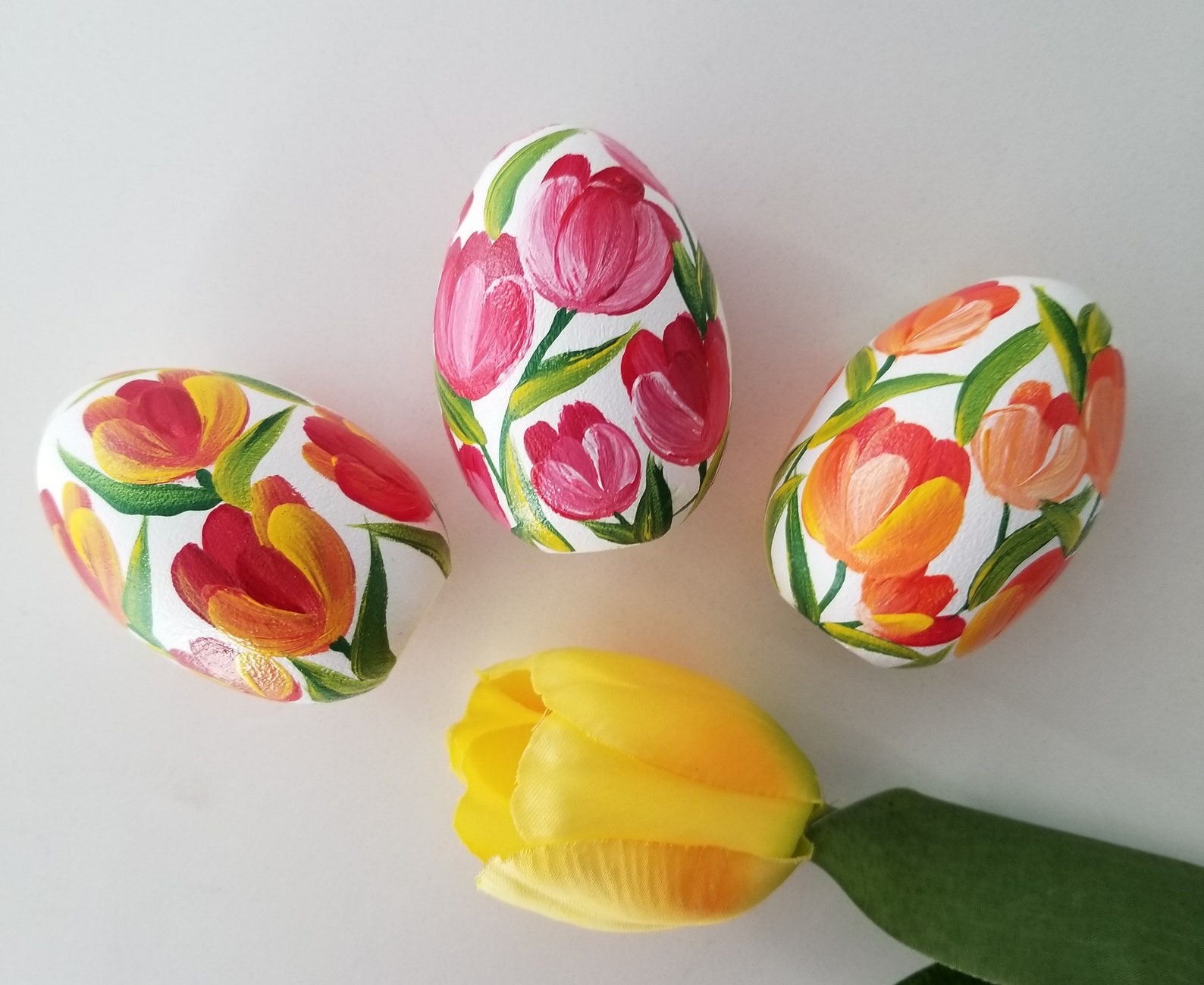 Hand bemalt dekorative Ostereier Set hergestellt in Kanada | Etsy