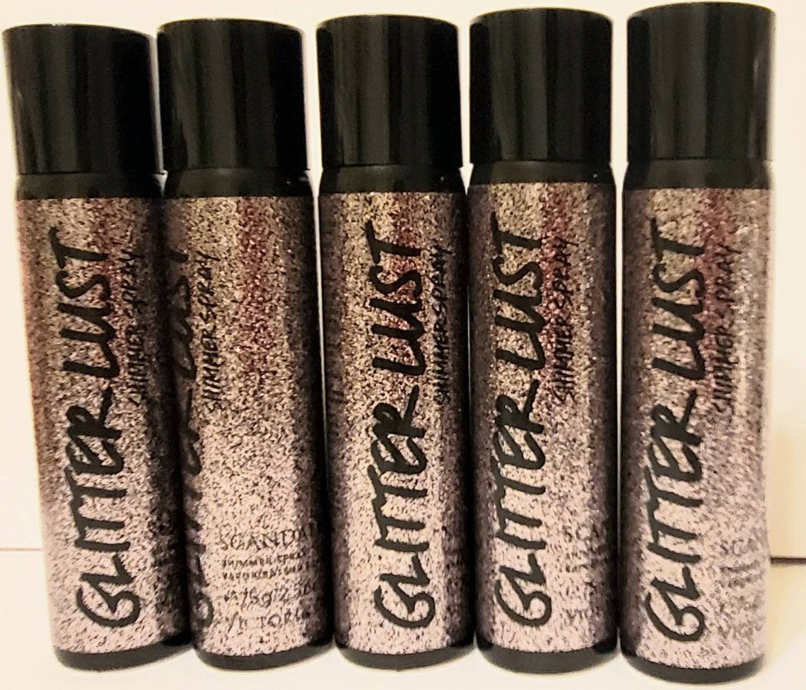 5Pack Victorias Secret Scandalous Glitter Lust Shimmer Spray Etsy