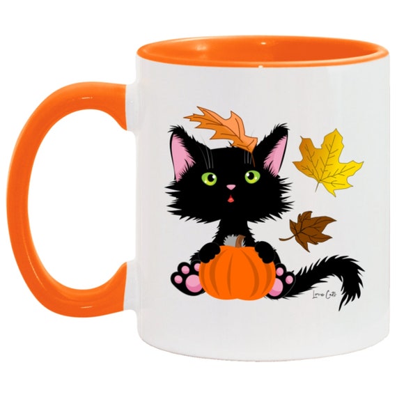 Cat Tumbler, Halloween Black Cat Gifts for Women Cat Lovers