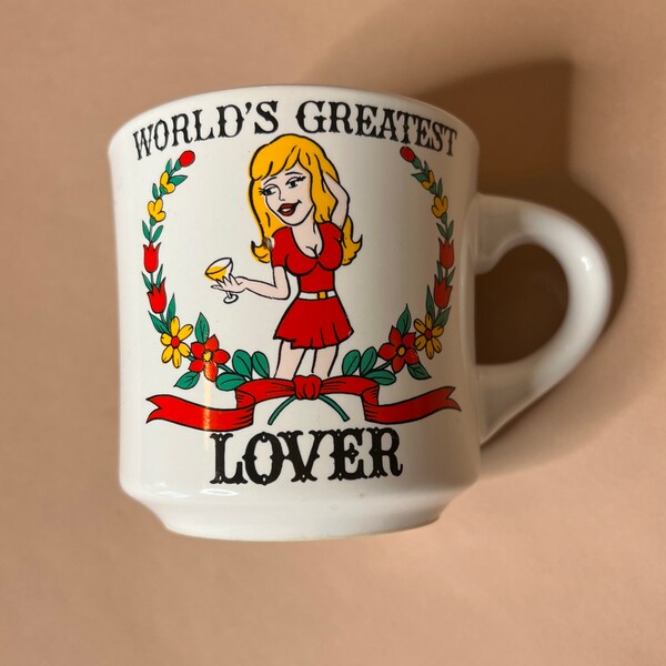 Papel Cup/Birthday Gift/World’s Greatest Lover/Coffee/Collectors Mug/Novelty