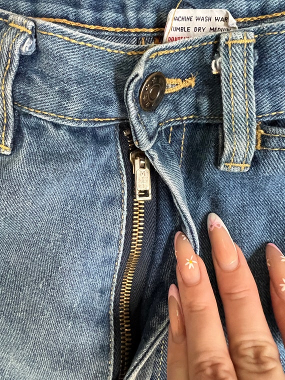 Denim Vintage Washed Seam Shift Jeans