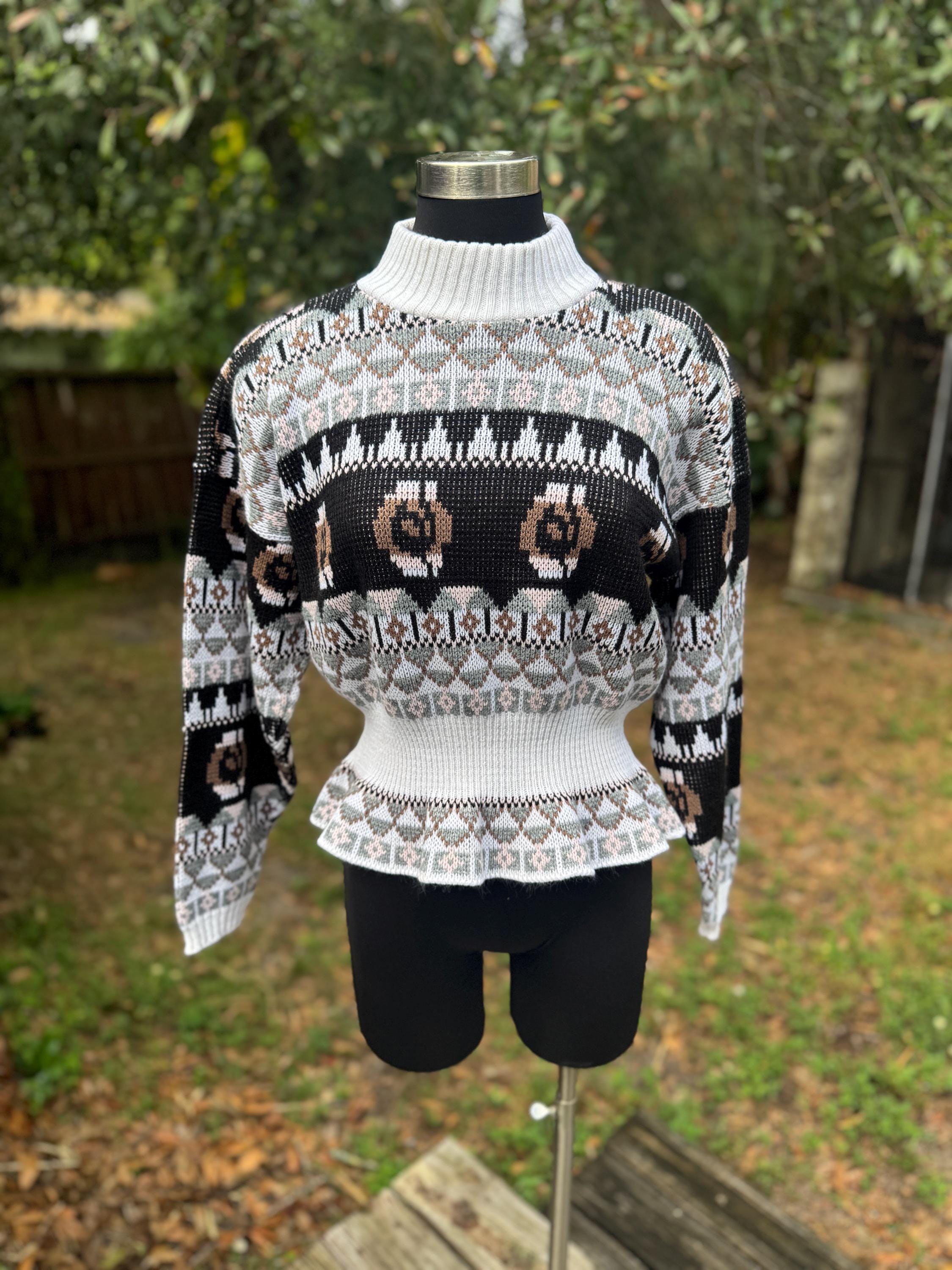 Peplum Sweatshirt - Etsy