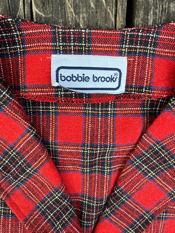 1970s/80s Bobbie Brooks Plaid Vest - image 5