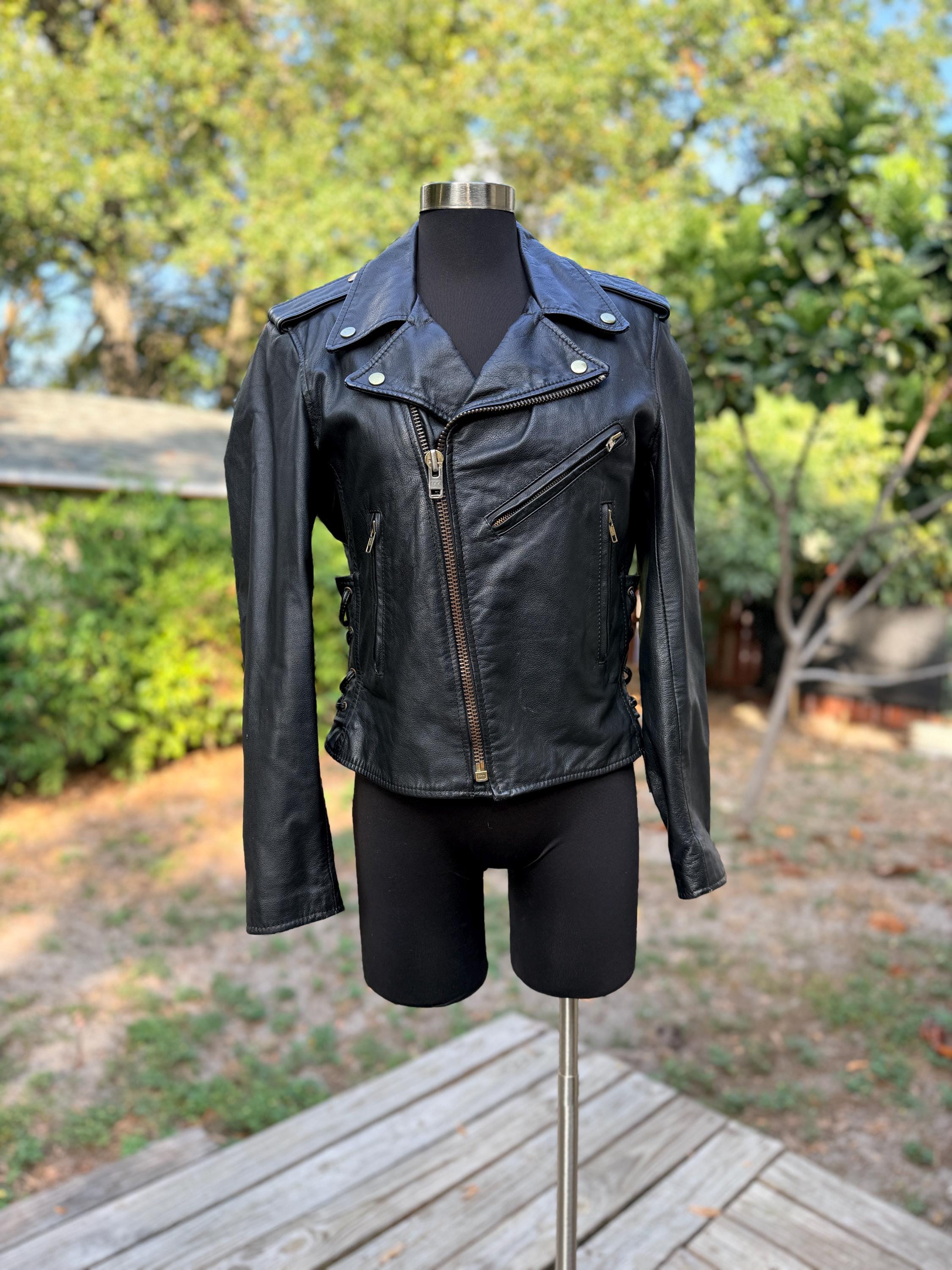 Made in Korea Leather Jacket - Etsy