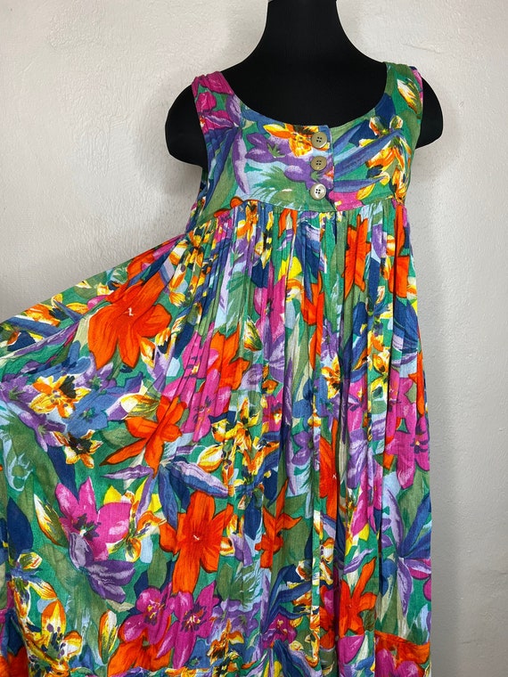 Vintage 80s/90s Lord & Taylor Floral Summer Dress 