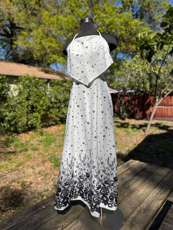 black and white 60s dress Dark In Love Scissors Stripes 60's Dress Black White