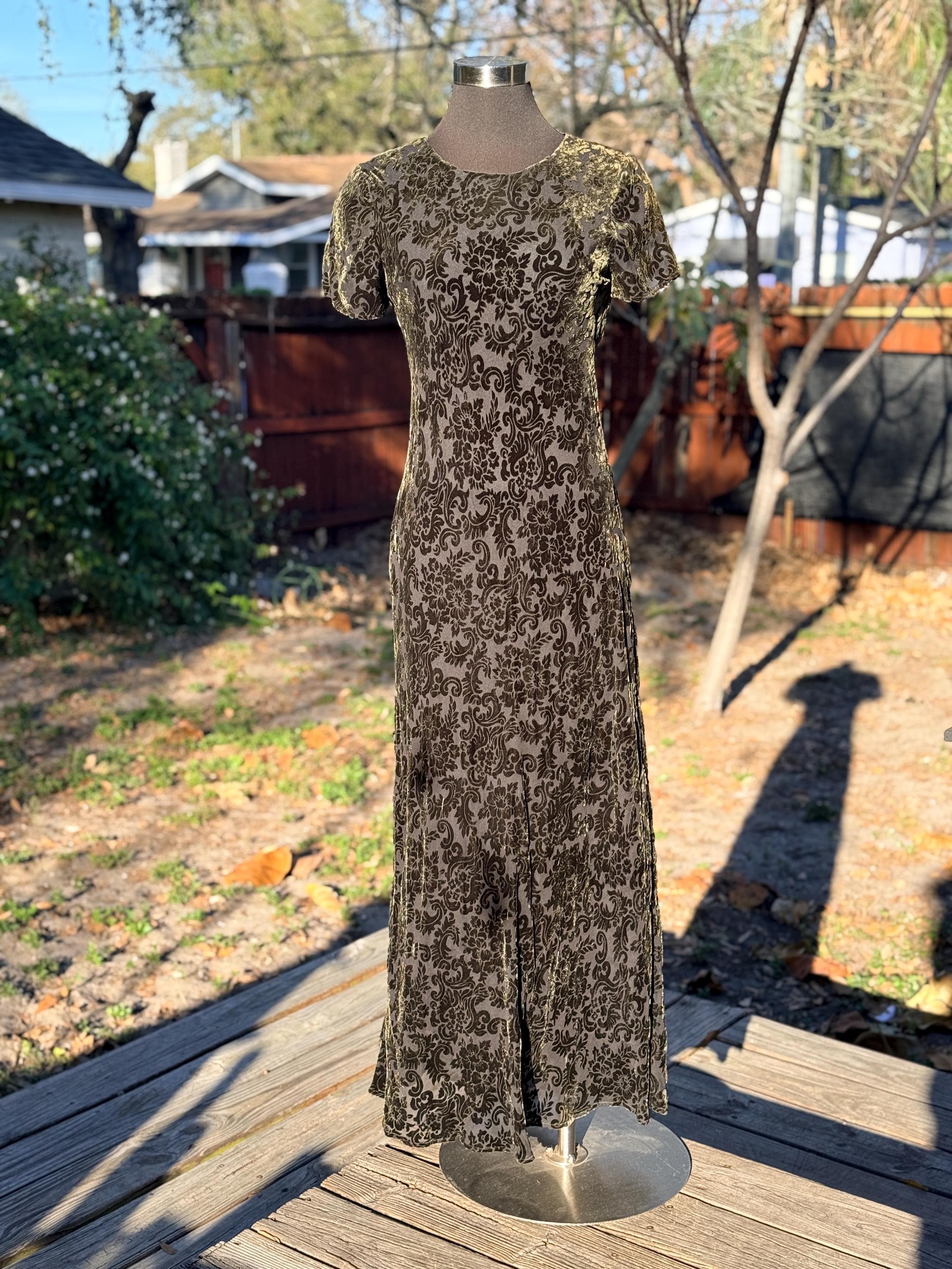 navy blue dress for baby girl Gunne Sax/Jessica McClintock 90s vintage strapless velvet formal gown prom  dress main image 0