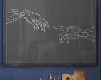 Creation of David Reimagined Art - Digital Download