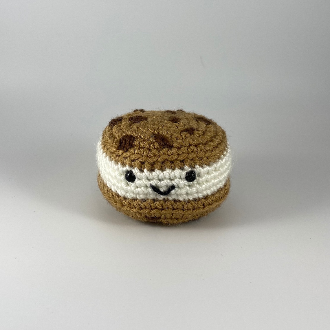 Crochet Ice Cream Sandwichhandmade Stuffed Toy Etsy