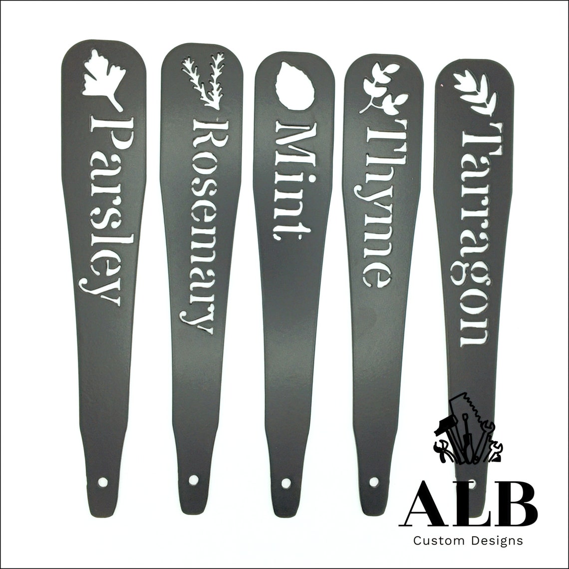 Garden Stakes Metal Garden Stakes Garden Markers Vegetable Etsy