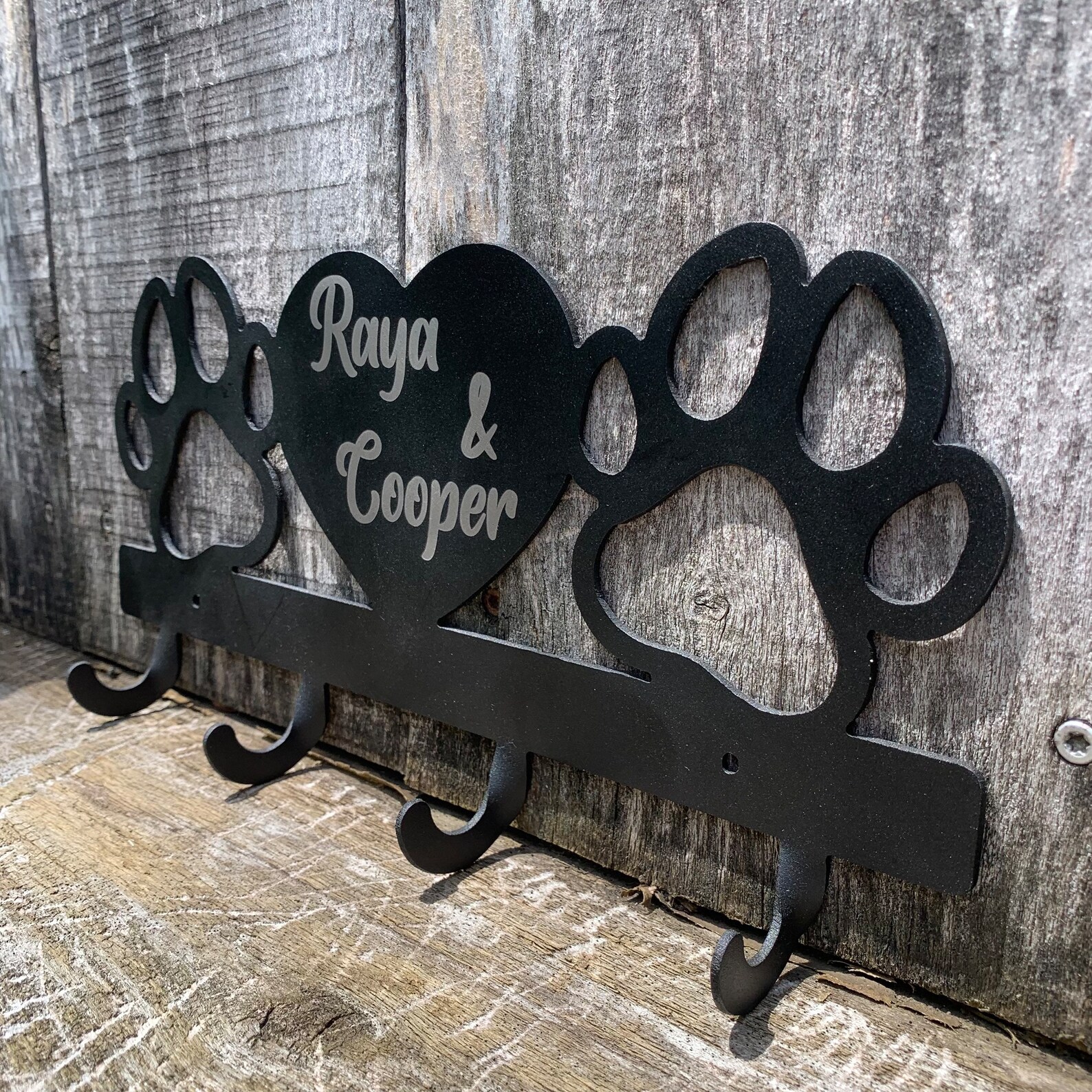 Dog Paw Leash Holder Paw Print Leash Hook Dog Leash Holder Etsy