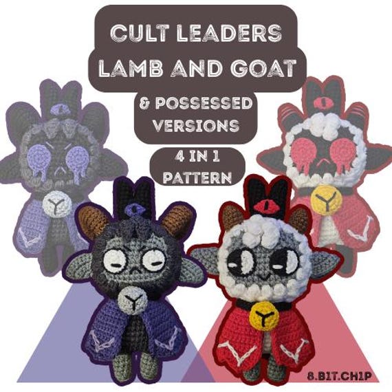 Cult Leaders - Lamb and Goat Amigurumi PDF Pattern - Etsy
