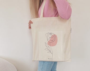 tote bag rose