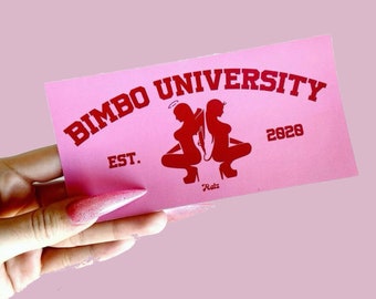 Bimbo university bumper sticker