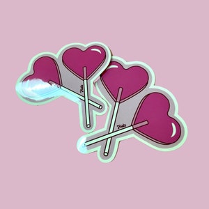 Heart Lollipop Sticker
