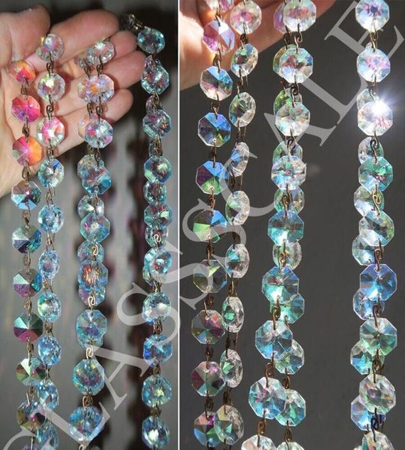 Lot Of 4  Ab  35" Aurora Borealis Rainbow Crystal… - image 10