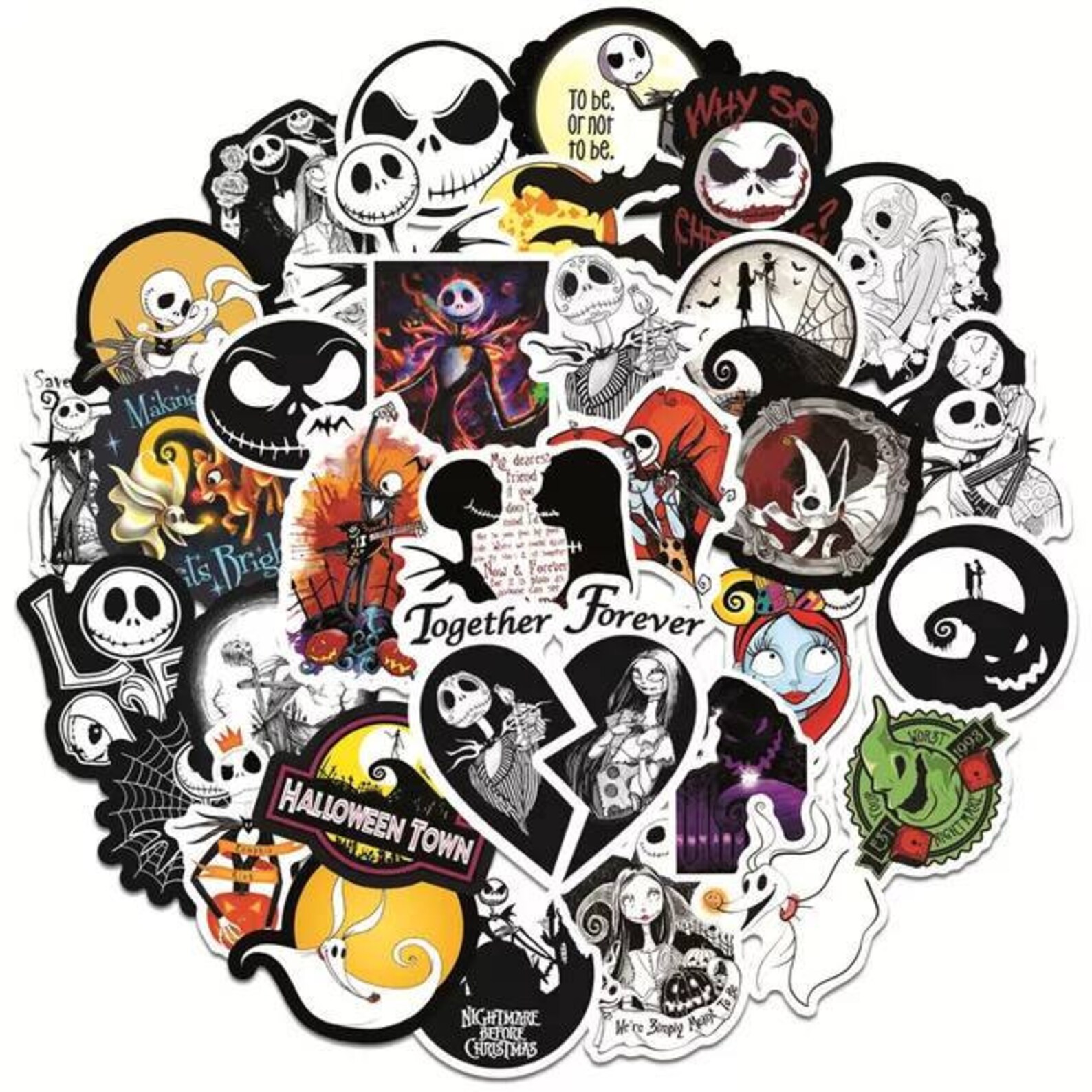 Nightmare Before Christmas stickers Random Selection FREE  Etsy