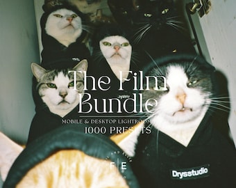1000 FILM Vintage Lightroom Mobile & Desktop Presets | Grain Preset |Instagram Presets | Film Preset | Analog 35 mm Presets | Film Aesthetic